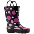 thumbnail image 2 of Oakiwear Kids Rain Boots For Boys Girls Toddlers Children, Polka Dot, 2 of 3