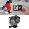 thumbnail image 1 of Cámara De Vídeo Deportiva, Cámara De Acción 4K Multifuncional, Pantalla Dual Portátil Inalámbrica Que Evita Vibraciones Para Practicar Surf Para Deportes Al Aire Libre, 1 of 7