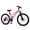 Pink, variant on 24 Inch 6-Speed Mountain Bike for Kids Boys and Girls, Steel Frame with Suspension Fork, Front and Rear Disc Brakes, Ages 9-12