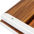 thumbnail image 6 of Clevr 18" Serena Folding Shower Bench Seat Modern Teak Wood Bath Medical Wall Mount, ADA Specs, 6 of 6