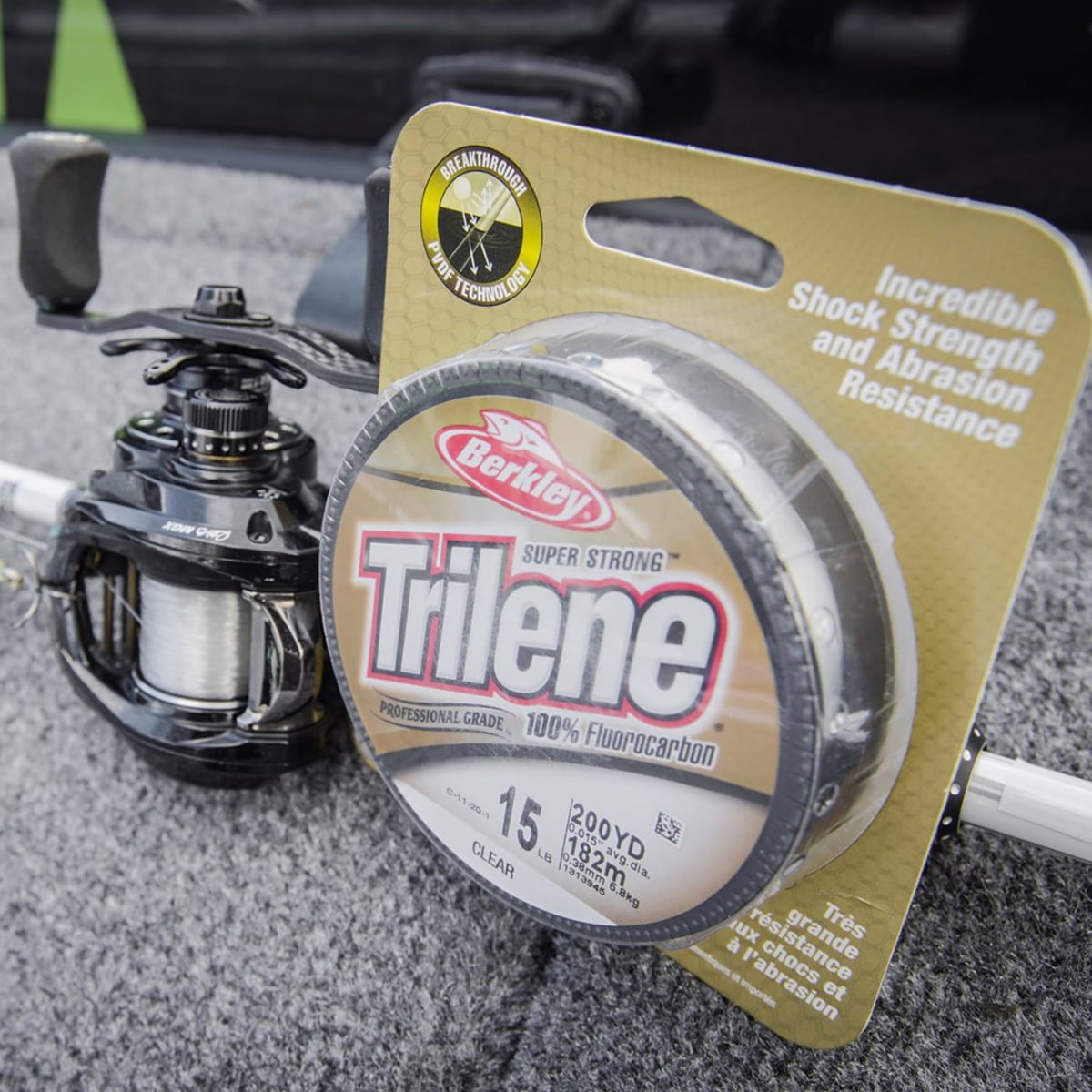 Berkley Trilene 100% Fluorocarbon, Clear, 25lb 11.3kg Fishing Line
