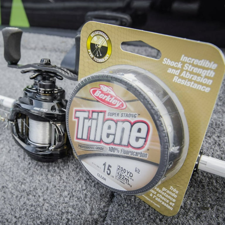 Berkley Trilene® 100% Fluorocarbon, Clear, 10lb | 4.5kg Fishing Line