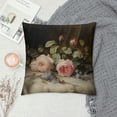 thumbnail image 2 of Chilfamy Roses Pillow Covers for Couch Sofa Indoor Outdoor Soft and Durable Printed on Both Sides 1PC 22x22in, 2 of 5