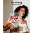 thumbnail image 3 of Fintie Credit Card Holder with ID Window, RFID Blocking PU Leather Slim Wallet Sleeve for Women, 3 of 10
