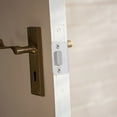 thumbnail image 3 of DECORNIJIA 1Set Modern Door Latch Strike Plate for Handymen 2.2x1.6x0.3in, 3 of 8