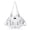 White, variant on for Women Large capacity Vegan Leather wallet and Handbags Crossbody Purses Multi pocket shoulder bag