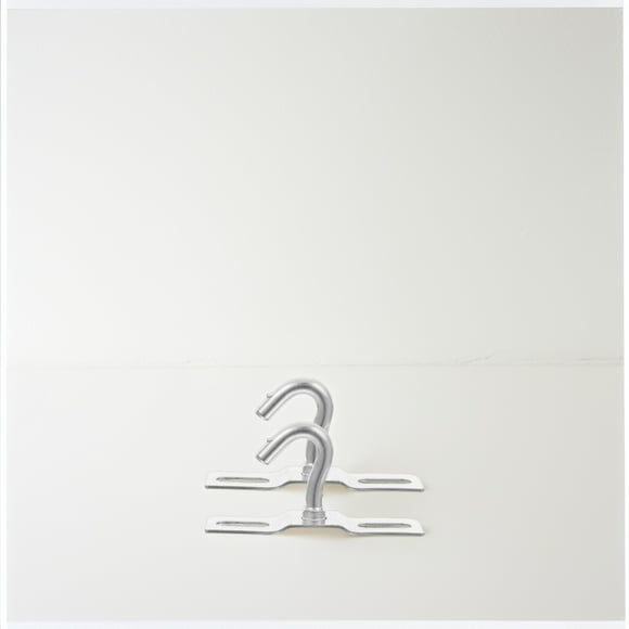 LOLIPPYY 10 Pcs Matériel Suspendu Argenté pour Décorations de Plafond et Lumières Support de Montage pour Usage Intérieur et Extérieur