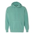 thumbnail image 1 of Comfort Colors Mens Garment-Dyed Hooded Sweatshirt, M, Seafoam, 1 of 1