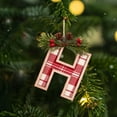 thumbnail image 6 of HBBKVI Christmas Tree Decorations Personalized Monogram Christmas Ornaments Christmas Decorations Xmas Tree Hanging Decor Christmas Initial Letters Ornaments, 6 of 8