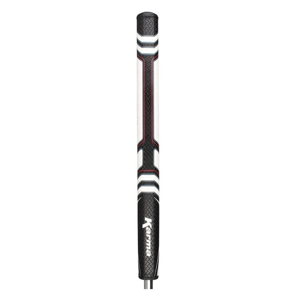 Orlimar Golf Big Softy 1.3 16" Oversized Putter Grip by Karma, Blk/Wht/Red