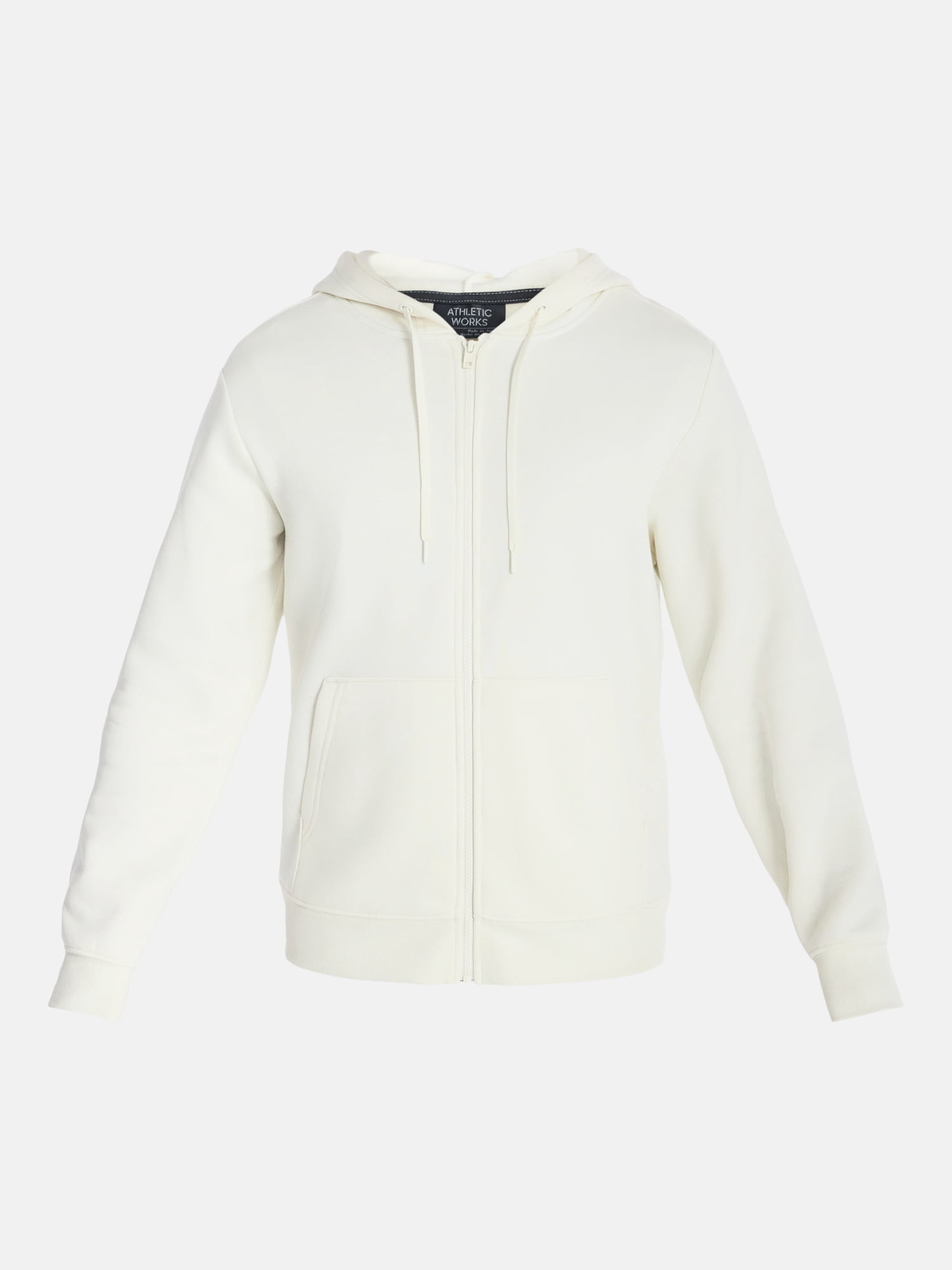 Athletic Works Men's and Big Men's Zip Up Fleece Hoodie Sweatshirt, Sizes S-5XLT