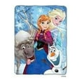thumbnail image 2 of Frozen Disney Blanket 46x60 Micro Fleece Winter Bunch, 2 of 2