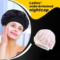 thumbnail image 2 of Sonducket Gorro para el pelo de ala ancha, bufanda para la cabeza de baño, gorro para dormir, gorro a la moda, turbantes, cubierta para la cabeza, Sombreros champán Sonducket AP008211-16, 2 of 6