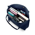 thumbnail image 2 of Women Tote Bag Tassels Leather Shoulder Female Handbags - Navy, 2 of 6