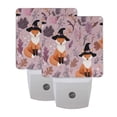 thumbnail image 7 of Fox with Witch Hat Purple Jungle Halloween LED Night Light Sensor Lamp Plug-in Adjustable Brightness 2 Pack, 7 of 7