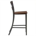 thumbnail image 2 of Homestyles Cabin Creek Wood Bar Stool in Brown, 2 of 17