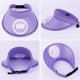 thumbnail image 4 of Sombrero para el sol con ventilador, gorra de verano con ventilador, sombrero de copa vacío para protector solar de verano, morado, 4 of 5
