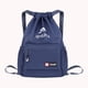 thumbnail image 5 of Mochila de viaje para acampar con cordón de gran capacidad para computadora (azul oscuro), 5 of 5