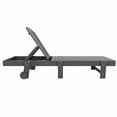 thumbnail image 4 of Laguna Adirondack Poly Reclining Chaise Lounge With Wheels, Gray, 4 of 11