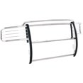 thumbnail image 2 of TrailFX Grille Guard E0034S TFX Grille Guards; Polished; Stainless Steel; 1-1/2 Inch Diameter; With Brush Guard; Without Skid Plate; Without Step Plate, 2 of 2