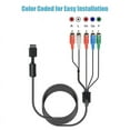 thumbnail image 2 of Ypbpr for PS2/PS3/PS3 Slim HDTV-Ready TV HD Component AV Cable 5-Wire 6FT Black, 2 of 6