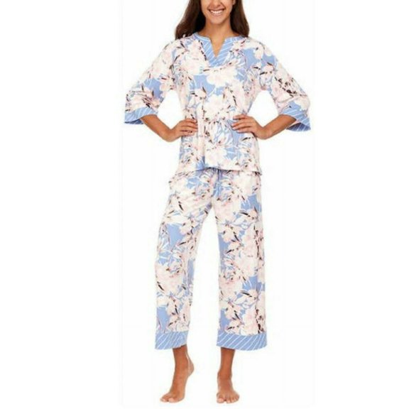 Flora Nikrooz Ladies' Crop Pant PJ Set