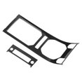 thumbnail image 3 of 2pcs Carbon Fiber Style Center Console Gear Panel Trim for Land Rover Range Rover Evoque 12-17, 3 of 8