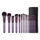 thumbnail image 1 of Set de brochas de maquillaje EIGSHOW Professional, 15 piezas, color morado, 1 of 9