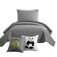 thumbnail image 4 of Urban Playground Kids and Teens Corbin Gray 3-Piece Quilt Set, Full/Queen, 4 of 4