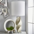 thumbnail image 3 of Sagebrook Home Ceramic Twist Table Lamp With White 50306-02, 3 of 3