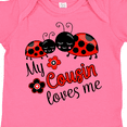 thumbnail image 4 of Inktastic My Cousin Loves Me with Cute Ladybugs Boys or Girls Baby Bodysuit, 4 of 5