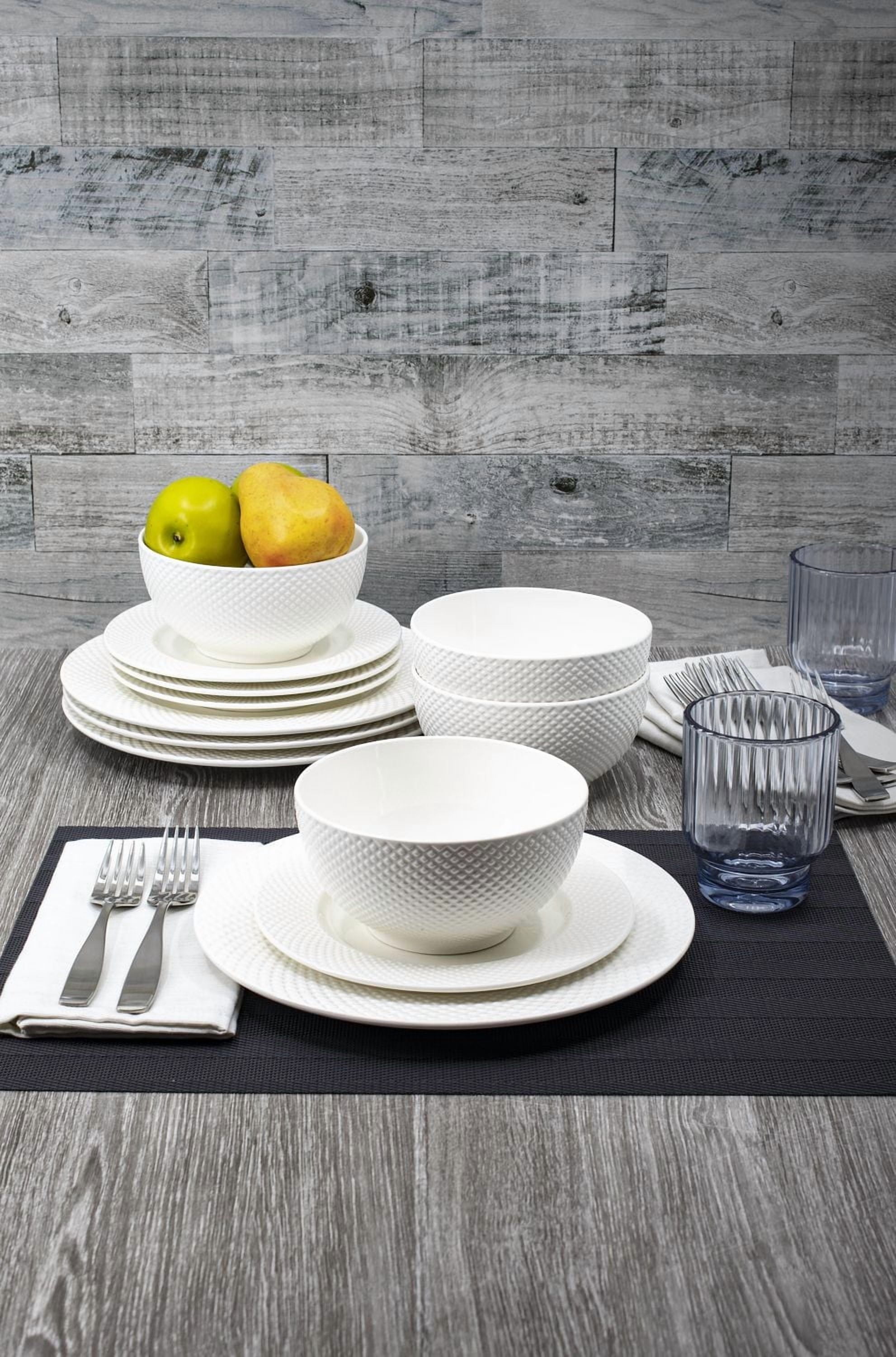 Hometrends 12 piece Charlie Dinnerware