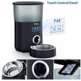 thumbnail image 2 of Dispensador Automático de Comida para Perros y Gatos 4L Dispensador de Croquetas Cuenco 5 Comidas al Día con Pantalla Táctil, Negro, 2 of 5
