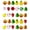 30, variant on Ywmsfl 10/20/30Pcs Colorful Fruit Glass Beads Hand Painted Art Beads For Craft Bracelets Jewelry Crafting Supplies