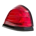 thumbnail image 3 of Brock Tail Light for 1998-2011 Crown Victoria Red Lens Black Trim 2 Bulbs Right 8W7Z13404A, 3 of 9
