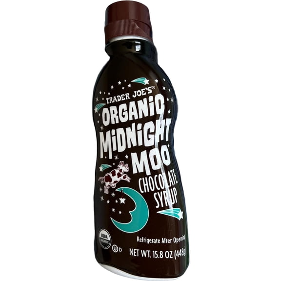 Trader Joe's Organic Midnight Moo Chocolate Syrup (15.8 oz)