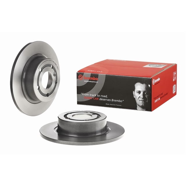 Brembo Rotor de Frein 08683811C02 Solide; Design en une Pièce; Motif de Boulon de Roue 5 x 120 Millimètres; Diamètre Intérieur de Chapeau 161,8 Millimètres; Diamètre de Moyeu 70 Millimètres; Fonte Grise; Simple