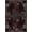 Red Black Gray, Pattern 8, variant on ODIKA 8'x10' Washable Area Rug Web With Interlocking Strands And Spotted Accents Spider Flowing Dynamic for Dining Room, Large Office, Lounge, Non-Slip Chair-Friendly Mat