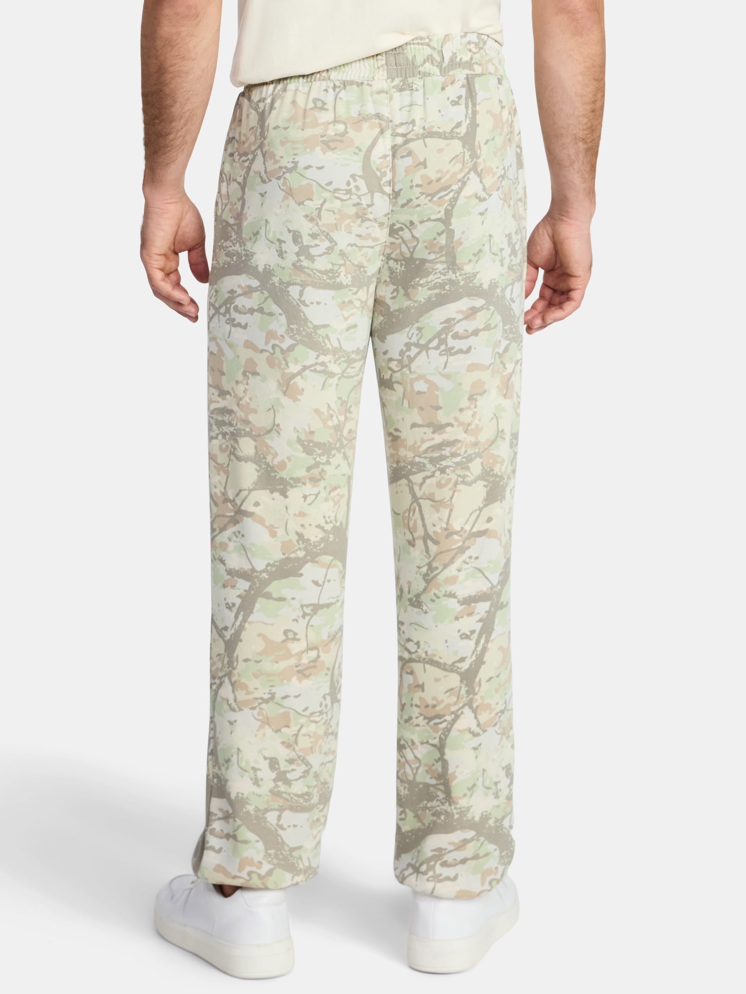Chevrolet Men's and Big Men's Camo Fleece Jogger Pants, Sizes S-3XL