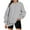Gray, variant on IROINNID Womens Winter Clothes Pullover Hoodies Long Sleeve Round Neck Loose Sweatshirt Solid Blouse Tops,Pink