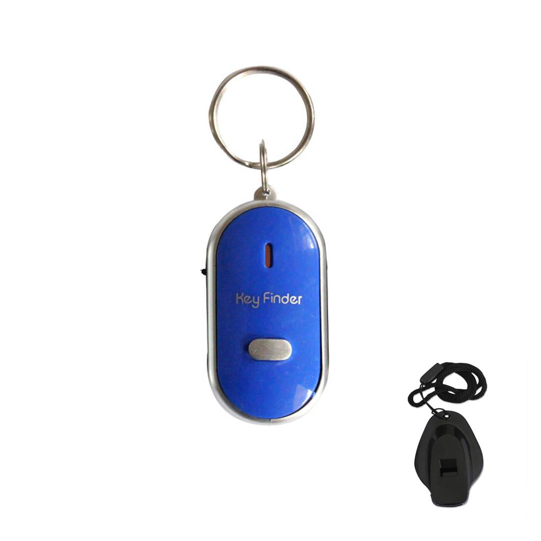 Whistle Sound LED Light Anti-Lost Alarm Key Finder Locator Keychain Device 