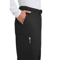 thumbnail image 5 of Cherokee Workwear Core Stretch Men Scrubs Pant Drawstring Cargo 4243, 5 of 10