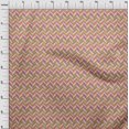 thumbnail image 3 of oneOone Silk Tabby Fabric Herringbone Geometric Fabric Prints By Yard 42 Inch Wide, 3 of 4