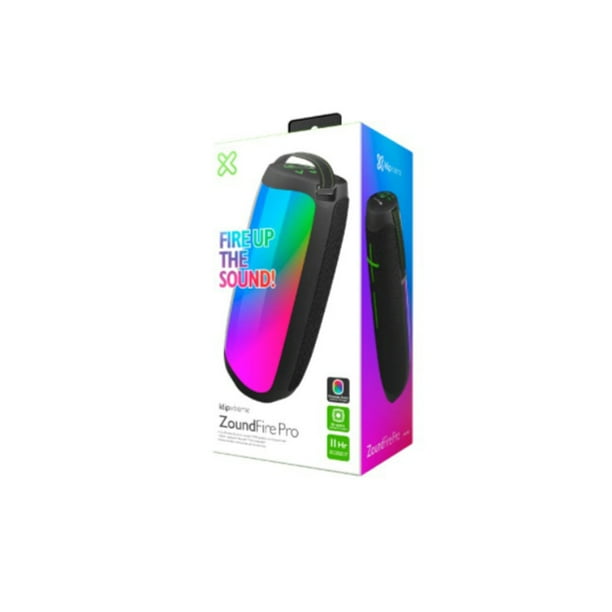 Bocina Portatil KLIP XTREME LED Bluetooth TWS 16W ZoundFire Pro KBS-350BK DM