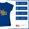thumbnail image 6 of Proud Army Mom Women's V-Neck T-shirt US Military Family Pride Veteran Patriotic Armed Forces Mother's Day Licensed Tee, 6 of 7