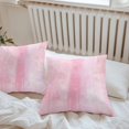 thumbnail image 7 of Waterproof Throw Pillow Covers Set of 2, 16x16 Inch Pink Decorative Pillowcases Outdoor Pillow Slip Cushion Covers Set for Couch Tent Retro Oil Painting Modern Abstract Art Aesthetics, 7 of 7