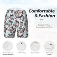 thumbnail image 5 of Lsque Mens Swim Trunks Disco Ball Cherry With Bow Pattern - Bathing Suit Compression Liner - Beach Swim Shorts Swimwear - (S-3XL) - Stretch Quick Dry -Small, 5 of 9