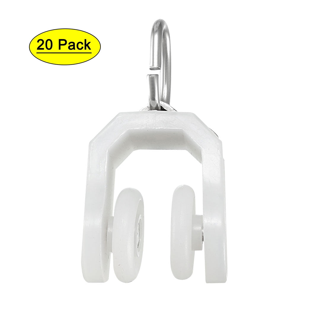 Curtain Track Rollers Stainless Steel Frame Rail Sliding 14mm 20 pcs