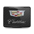 thumbnail image 2 of Cadillac UV Graphic Carbon Fiber Look Metal Plate on ABS Plastic 2 Hitch Cover, 2 of 7