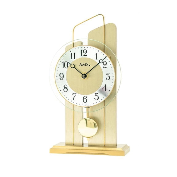 Mantel-clock with quartz movement from AMS
